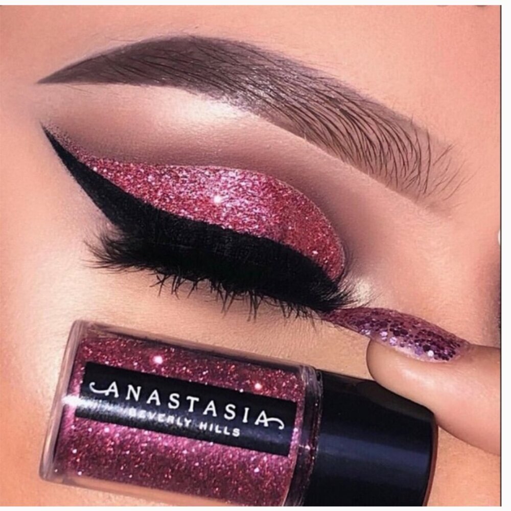 New Anastasia of Beverly Hills loose glitter in blazing sunset pink